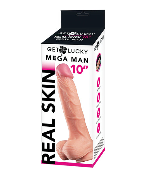 Get Lucky 10" Real Skin Series Mega Man - Flesh