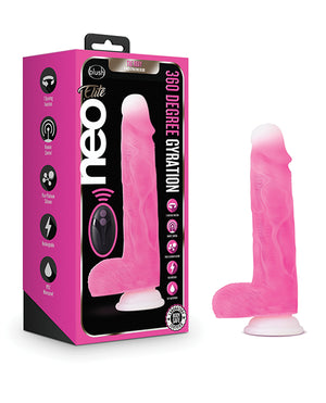 Blush Neo Elite Roxy 8" Gyrating Dildo - Pink