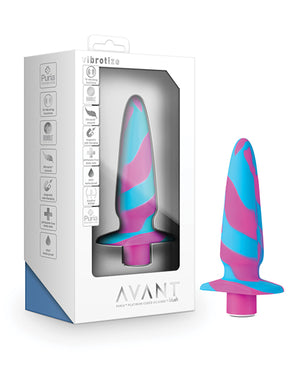 Blush Avant Vibrotize Silicone Vibrating Plug - Fuchsia