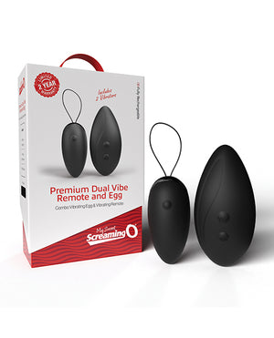 Screaming O Premium Dual Vibe Remote & Egg