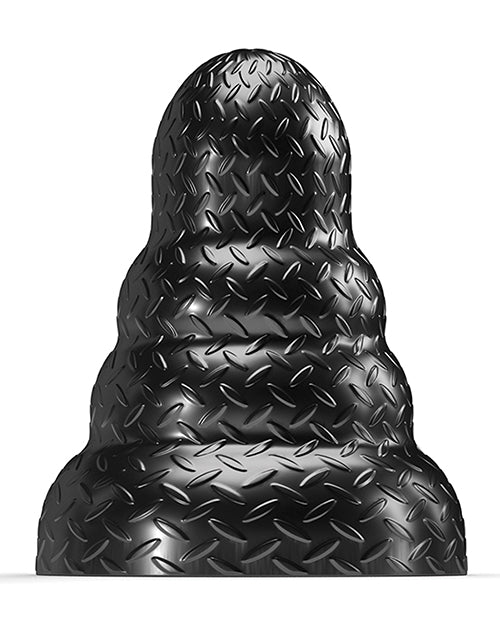 665 Stretch'r Tripole Butt Plug - Black Metallic