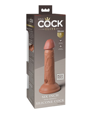 King Cock Elite 6" Dual Density Silicone Cock