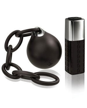 Lust Linx Remote Control Usb Rechargeable Ball & Chain Kegel Ball - 10 Speed Black