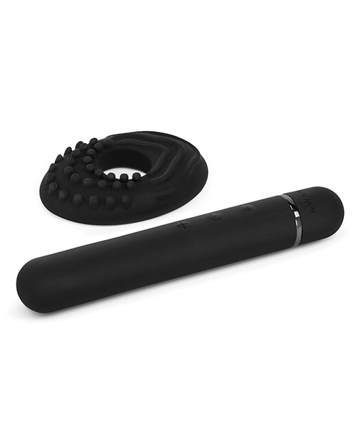 Le Wand Premuim Baton Rechargeable Vibrator W/ Silicone Textured Ring