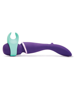 We-vibe Vibrating Wand W/two Attachments - Purple