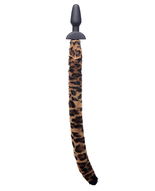 Tailz Waggerz Moving & Vibrating Leopard Tail W/ears