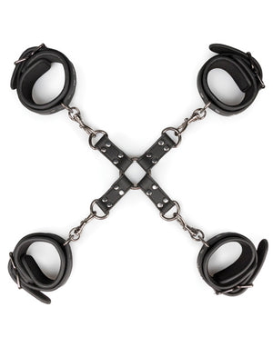 Easy Toys Hogtie W/hand & Anklecuffs - Black