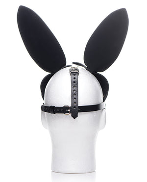 Tailz Bunny Tail Anal Plug & Mask Set - Black