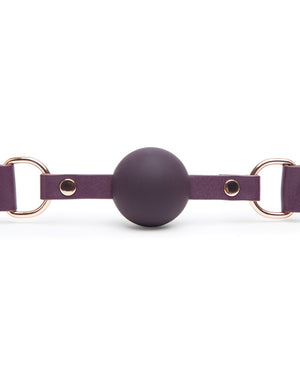 Fifty Shades Cherished Collection Leather Ball Gag