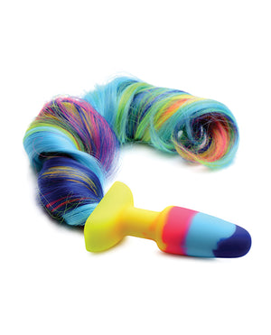 Tailz Rainbow Unicorn Tail Anal Plug