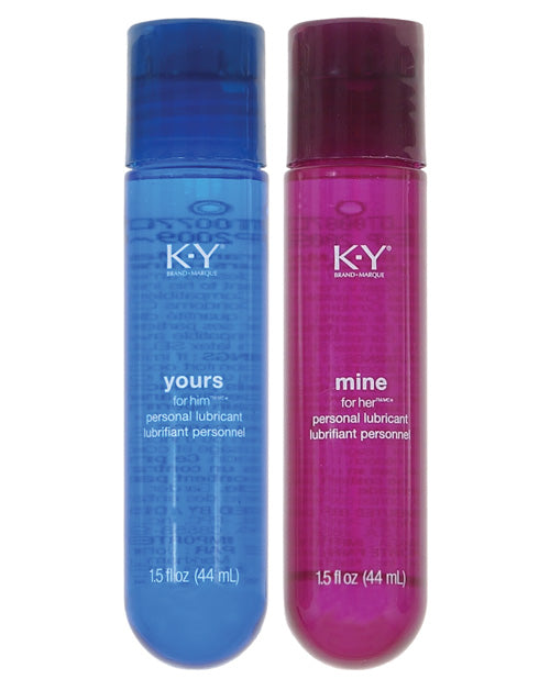 KY Yours & Mine Gift Set Premium Lubricants for Him & Her