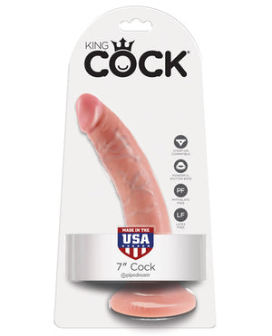 King Cock 7in Cock W/balls