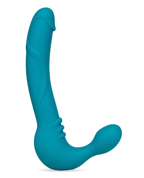 Blush Temptasia Luna Strapless Silicone Dildo - Teal