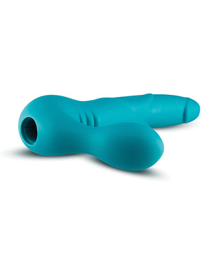 Blush Temptasia Luna Strapless Silicone Dildo - Teal