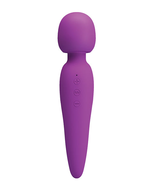 Pretty Love Meredith Premium Liquid Silicone Wand - Purple