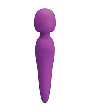 Pretty Love Meredith Premium Liquid Silicone Wand - Purple