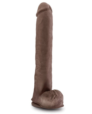 Blush Au Naturel Daddy 14 Inch Sensa Feel Dual Density Dong W/suction Cup