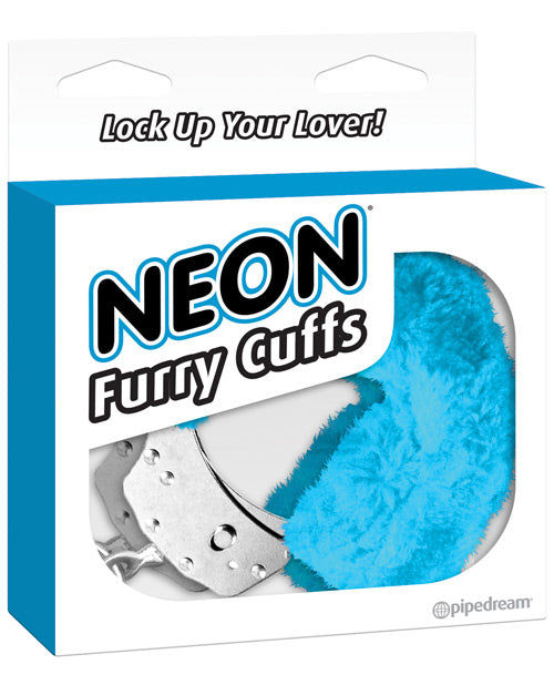 Neon Luv Touch Furry Cuffs