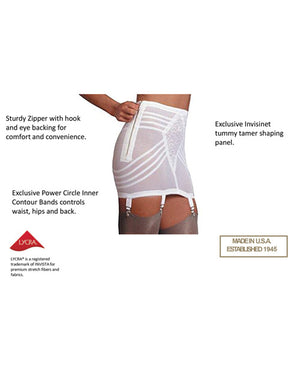 Rago Shapewear Zippered Open Bottom Girdle