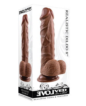 Evolved 8" Realistic Dildo W/balls