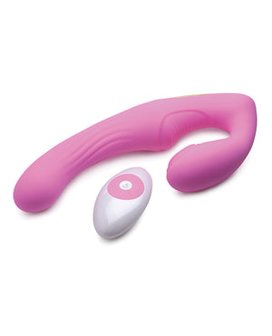 Strap U U-pulse Silicone Strapless Strap-on W/remote