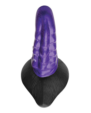 Creature Cocks Orion Invader Veiny Space Alien Silicone Dildo - Purple/black