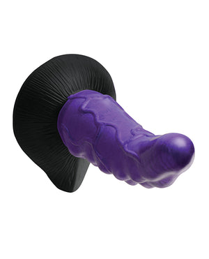 Creature Cocks Orion Invader Veiny Space Alien Silicone Dildo - Purple/black