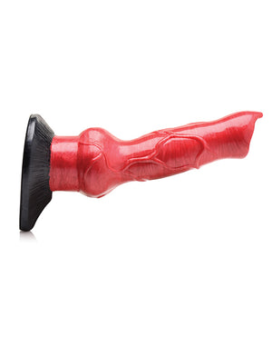 Creature Cocks Hell-hound Canine Penis Silicone Dildo - Red/black