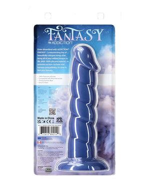 Fantasy Addiction 8" Unicorn Dildo - Blue