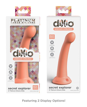 Dillio Platinum 6" Secret Explorer Silicone Dildo