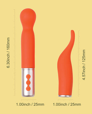 The Naughty Collection Interchangeable Heads Vibrator - Bundle