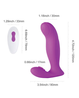 Allure Wearable G Spot Vibrator W/ Clit Stimulator