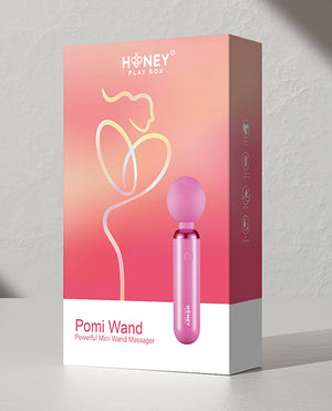 Pomi Wand Clit Tease Vibrating Wand - Pink