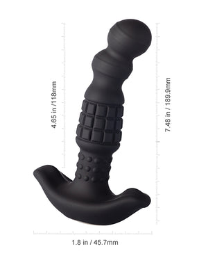 Pineapple Man Vibrating Prostate Massager - Black