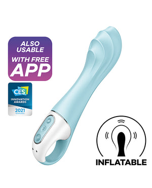 Satisfyer Air Pump Vibrator 5+ - Blue