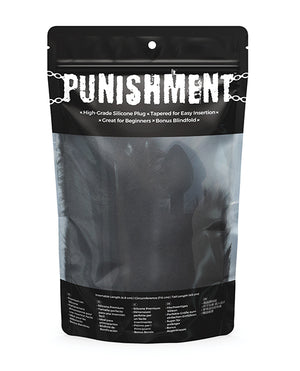 Punishment Fox Tail Plug - Black