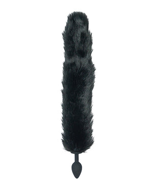 Punishment Fox Tail Plug - Black