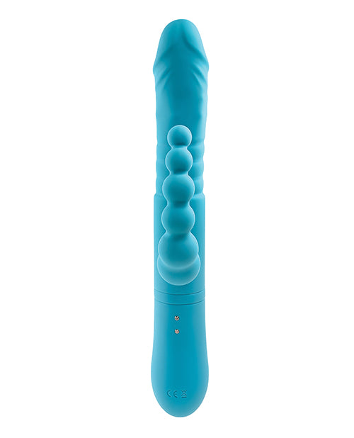 Adam & Eve Eve's Thrusting Triple Joy Rabbit - Teal