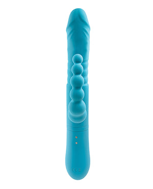 Adam & Eve Eve's Thrusting Triple Joy Rabbit - Teal