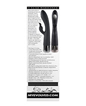 Evolved Heat Up & Chill G-spot Rabbit - Black