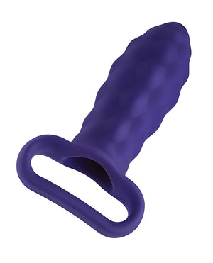 Femme Funn Versa Bullet W/plug Sleeve - Dark Purple