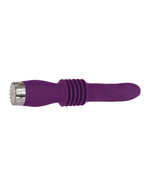 Adam & Eve Deep Love Thrusting Wand - Purple