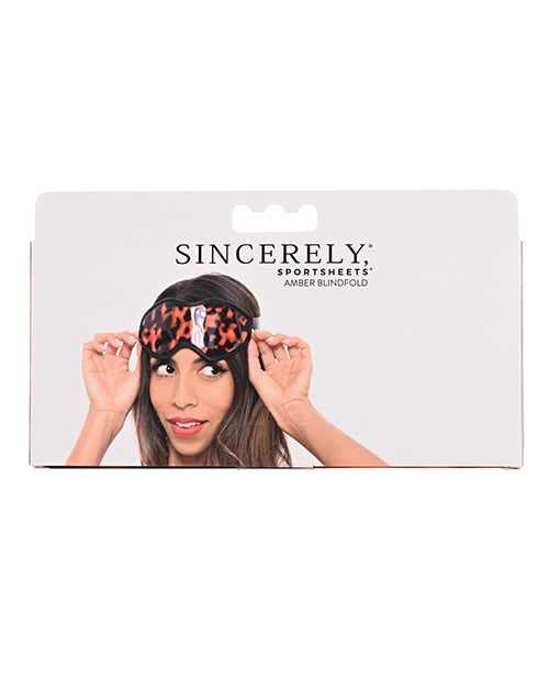 Sincerely Amber Blindfold