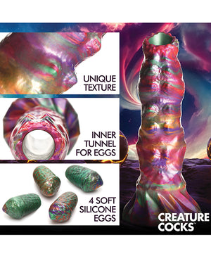 Creature Cocks Larva Ovipositor Silicone Dildo W/eggs