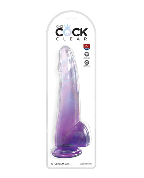 King Cock Clear Cock W/balls