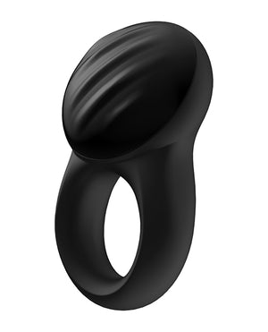 Satisfyer Signet Ring W/bluetooth App - Blue