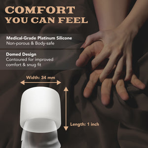 The Happy Wife® Canada Platinum Silicone Plug Inserts – 1" Fit Adjusters (2 Pack)