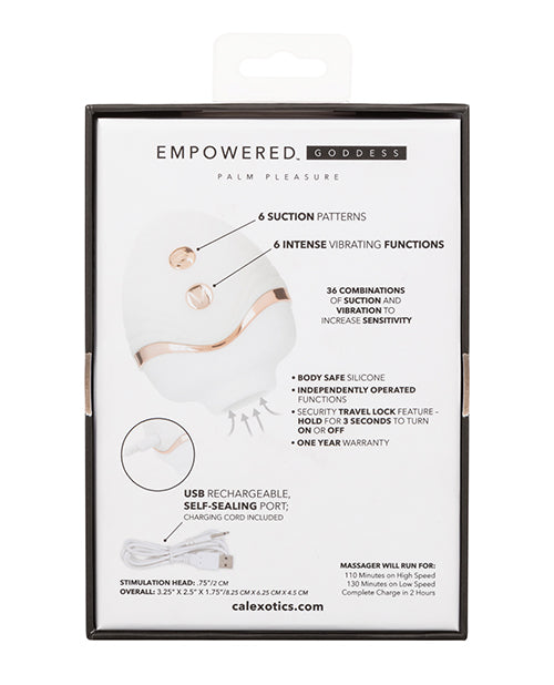 Empowered Palm Pleasure Goddess - White