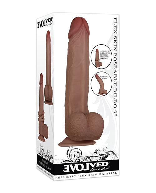 Evolved Flexskin Poseable Dildo 9"