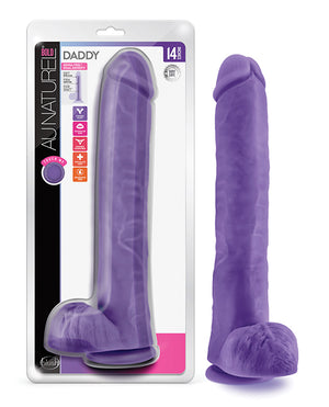 Blush Au Naturel Bold Daddy 14" Dildo - Purple